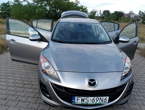 Mazda 3 cena 21500 przebieg: 173000, rok produkcji 2009 z Wschowa małe 379